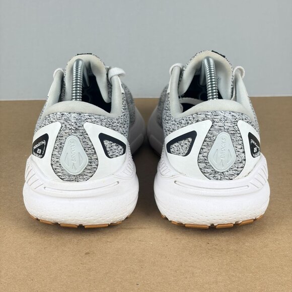 Brooks Adrenaline GTS 23 Athletic Running Shoes Womens 7 Gray Black Knit Upper - Picture 4 of 10